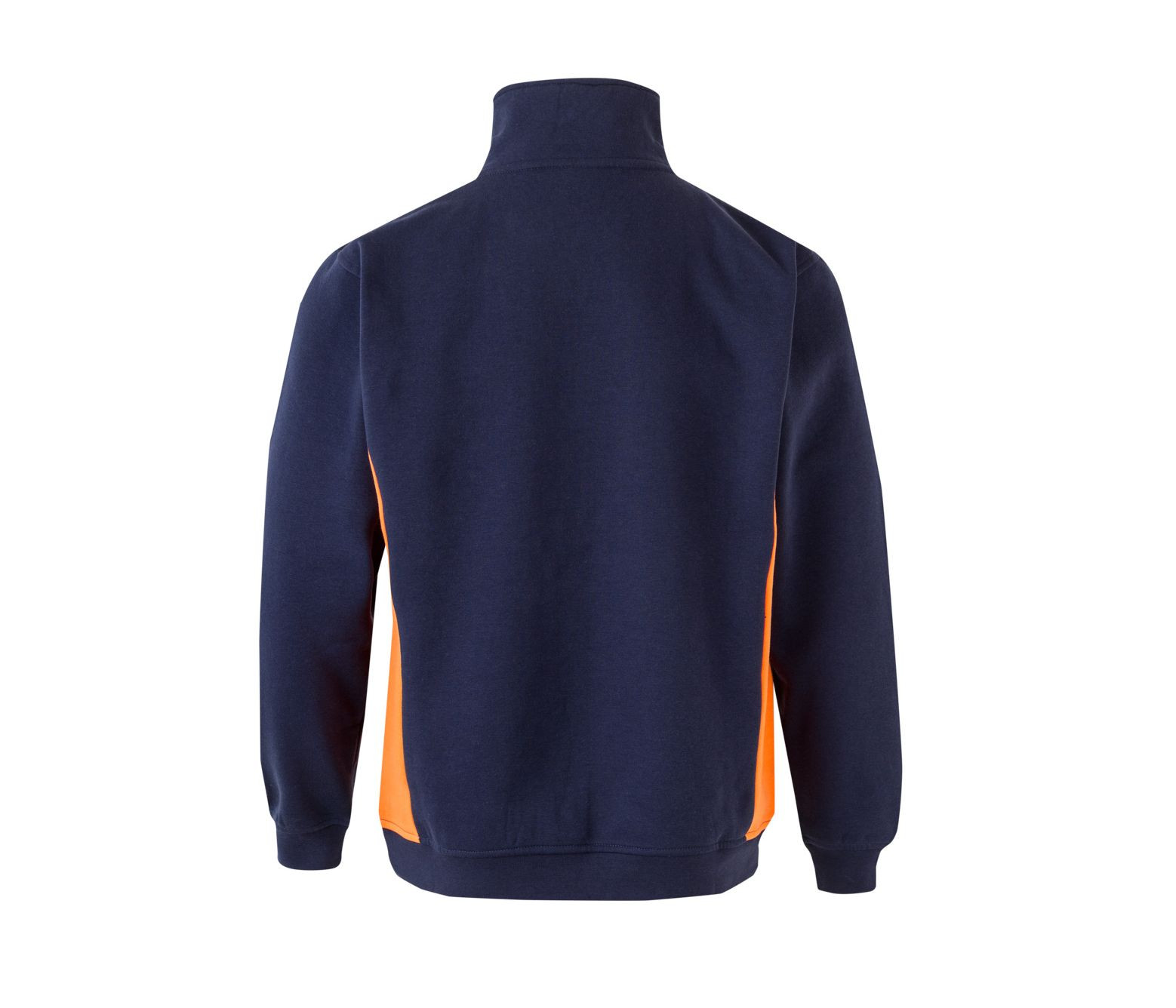 SWEAT BICOLORE COL ZIPPÉ