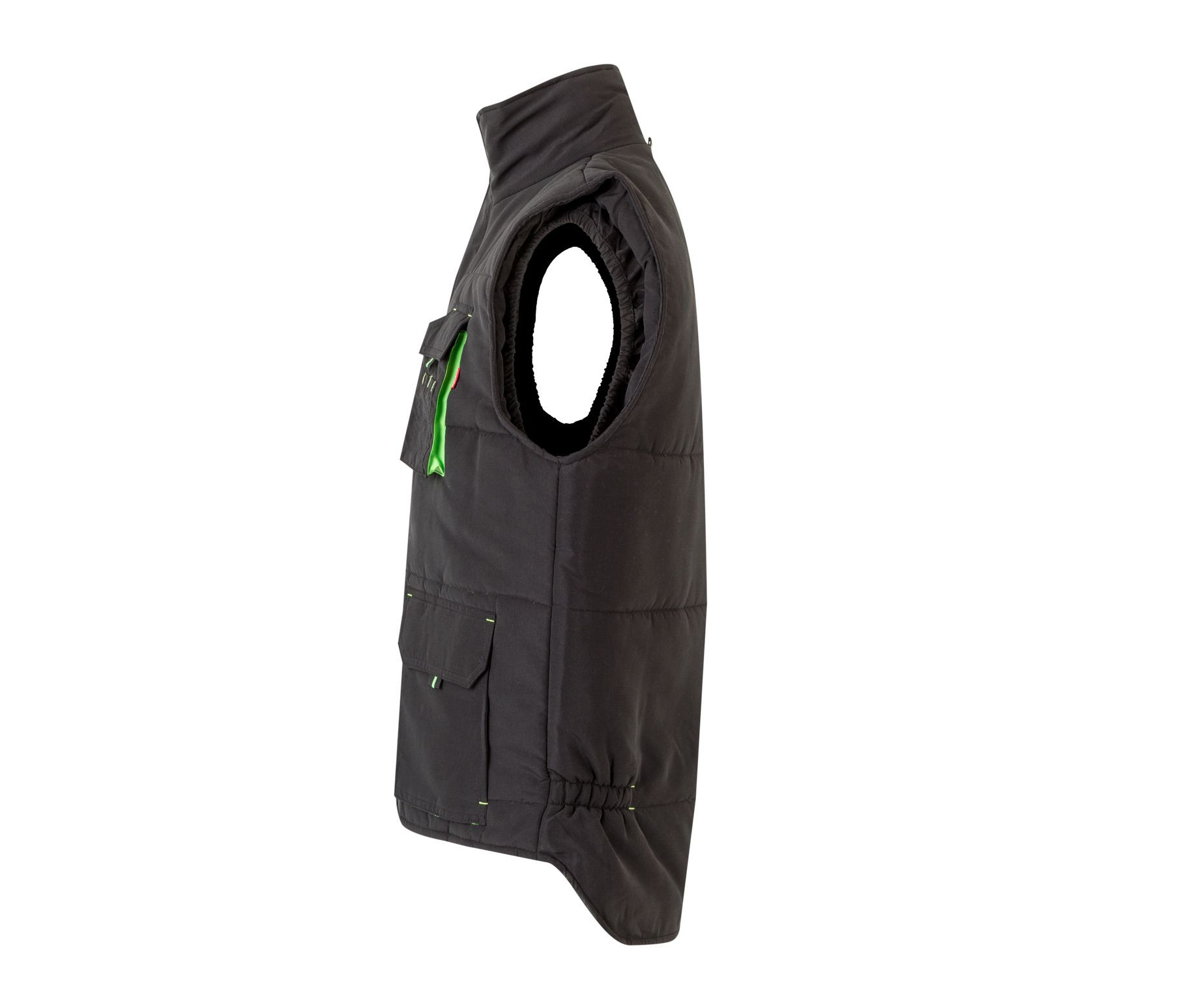 GILET MATELASSÉ BICOLORE MULTIPOCHES