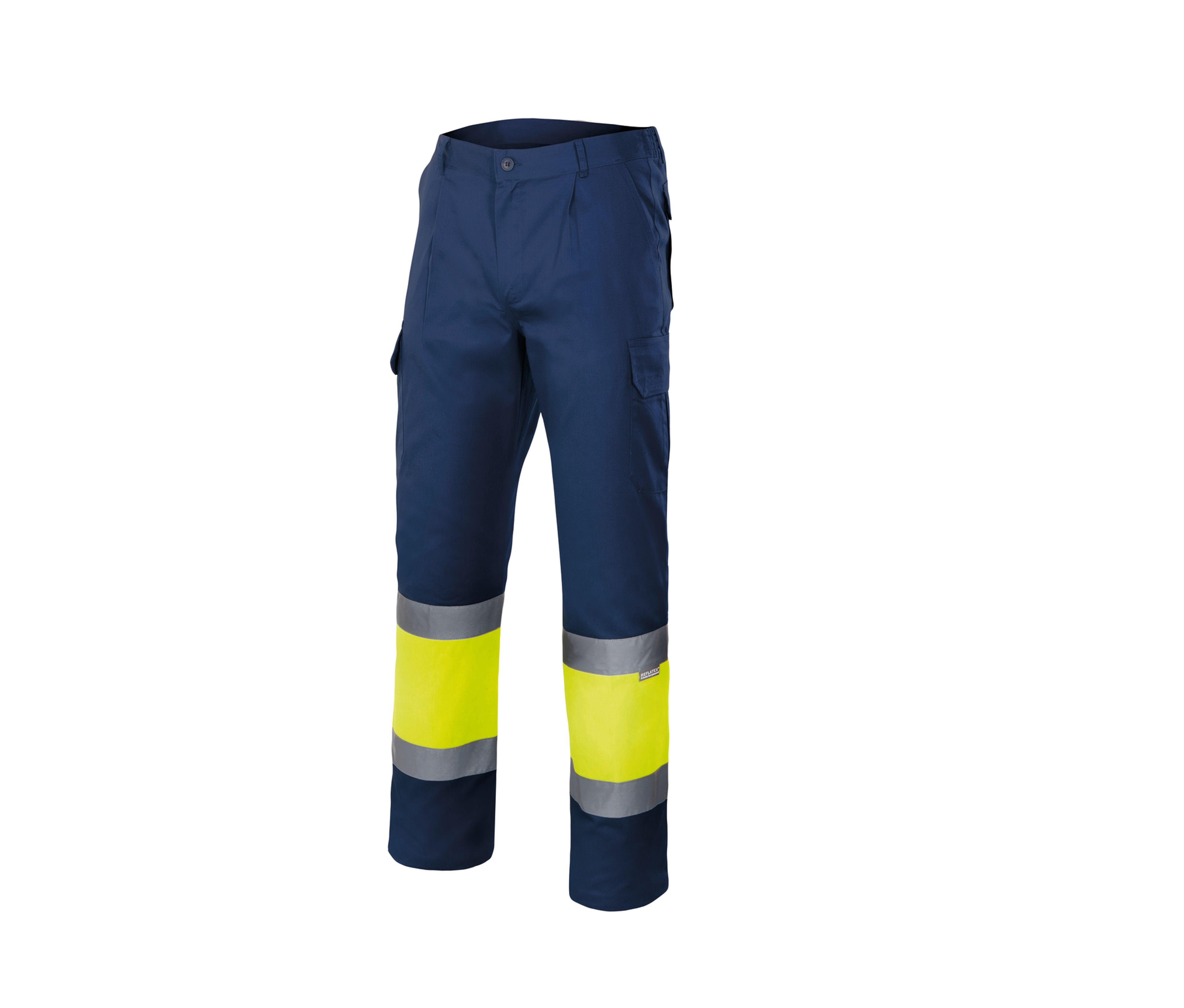 PANTALON BICOLORE MULTIPOCHES