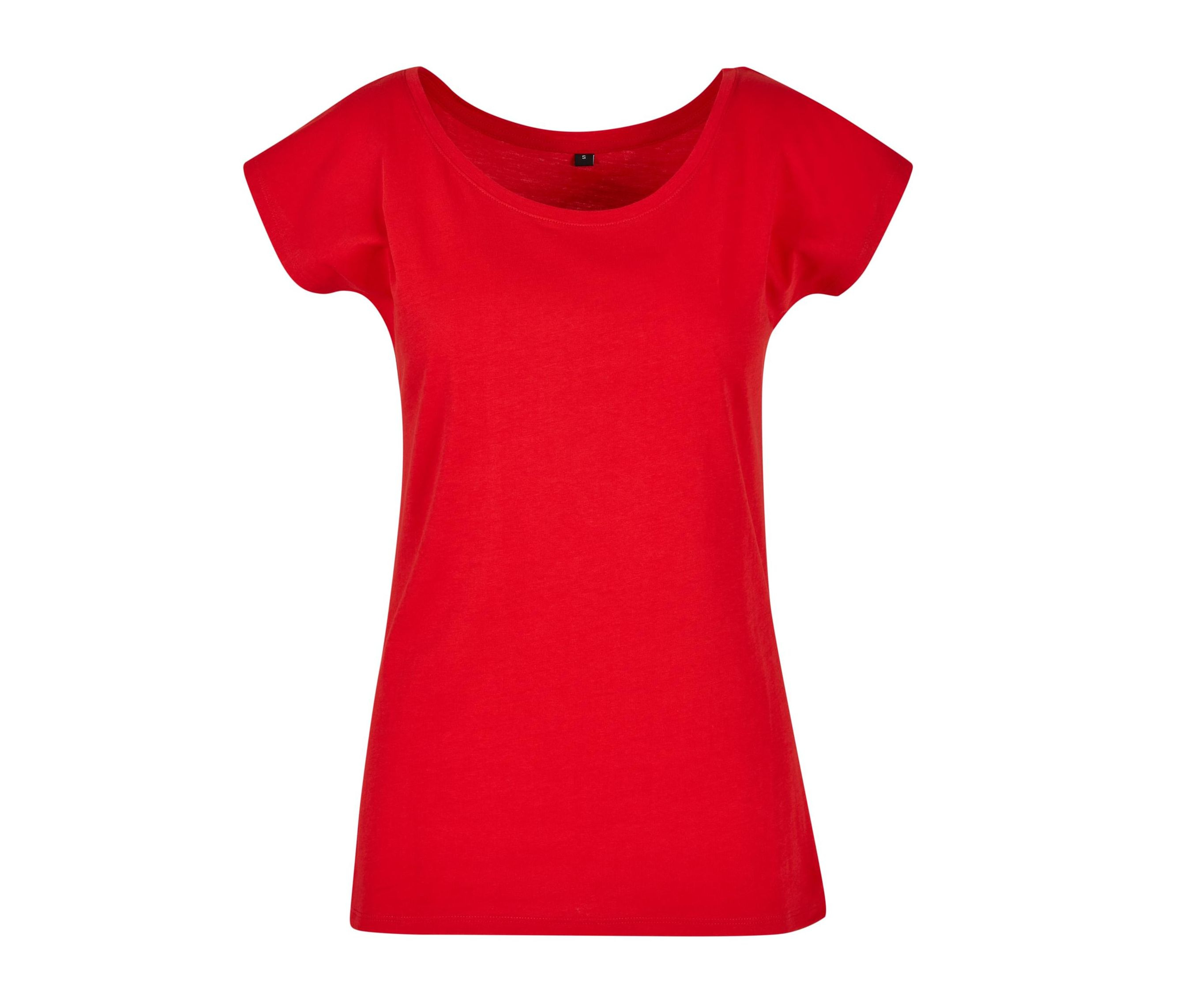 LADIES WIDE NECK TEE