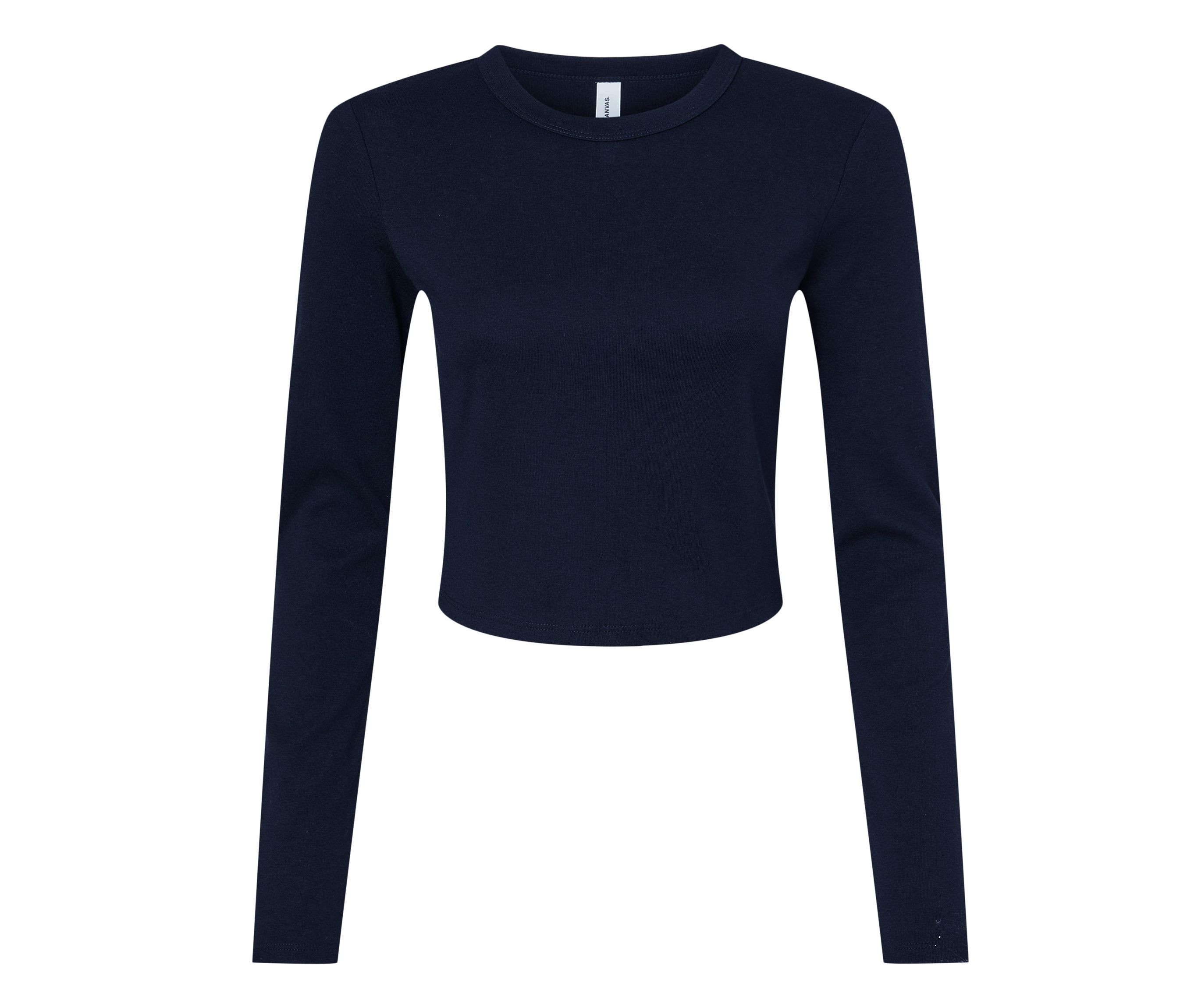 WOMEN'S MICRO RIB LONG SLEEVE BABY TEE