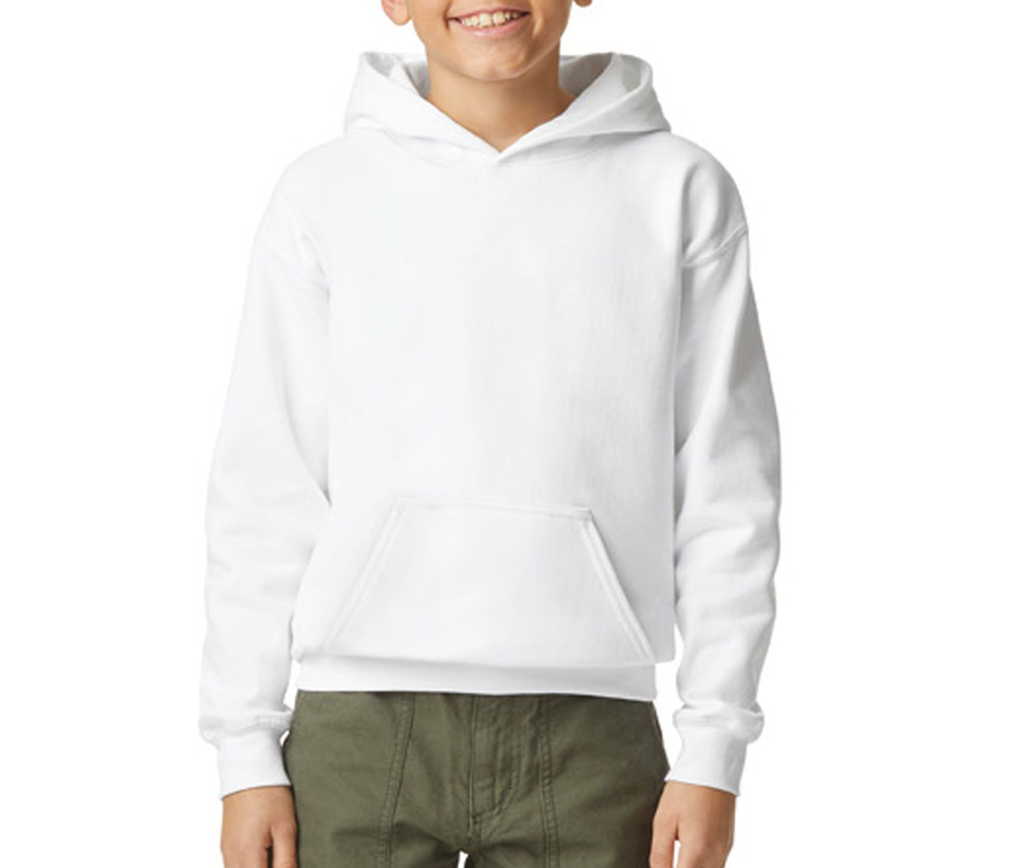 SOFTSTYLE® MIDWEIGHT FLEECE YOUTH HOODIE