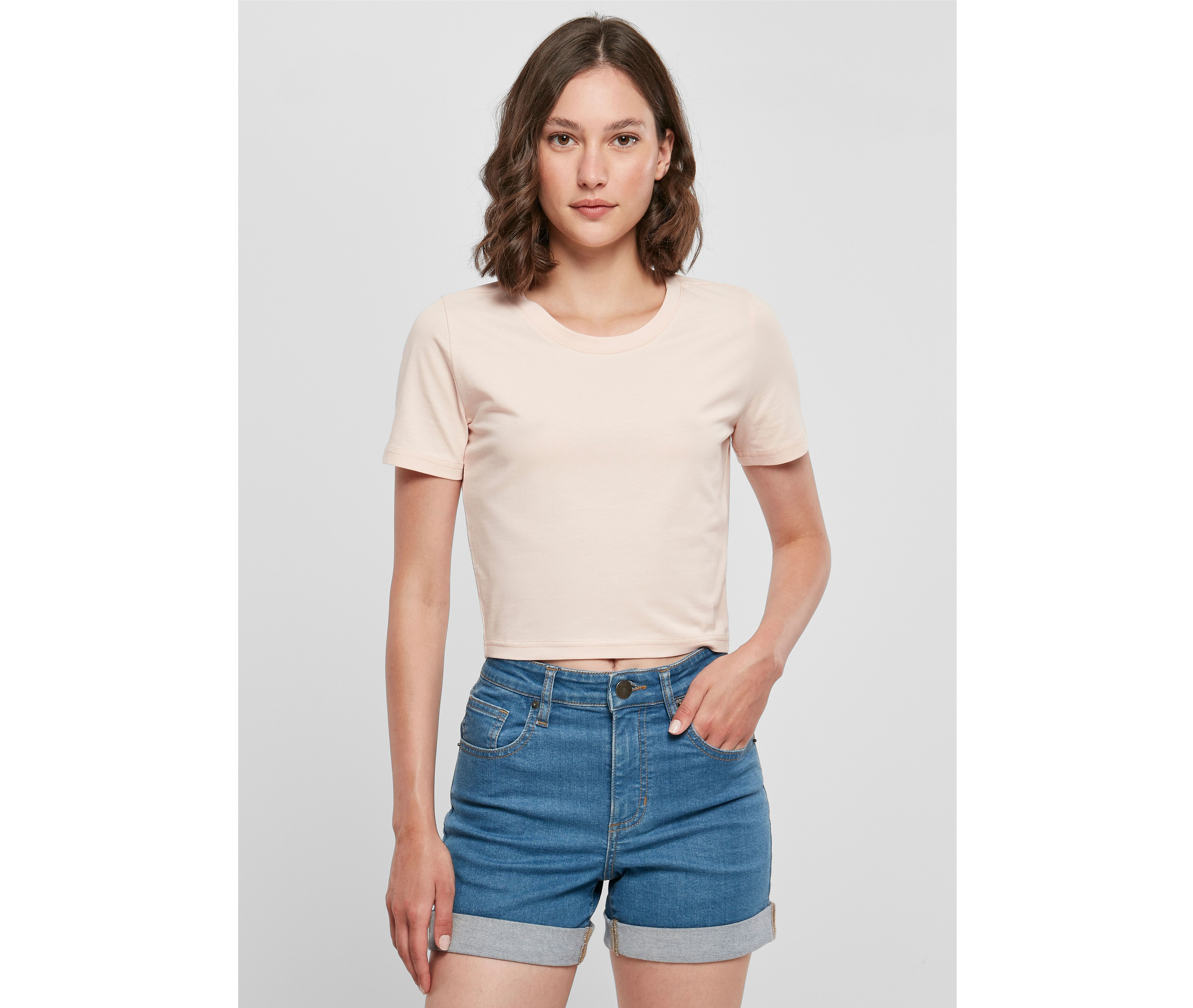 LADIES CROPPED TEE