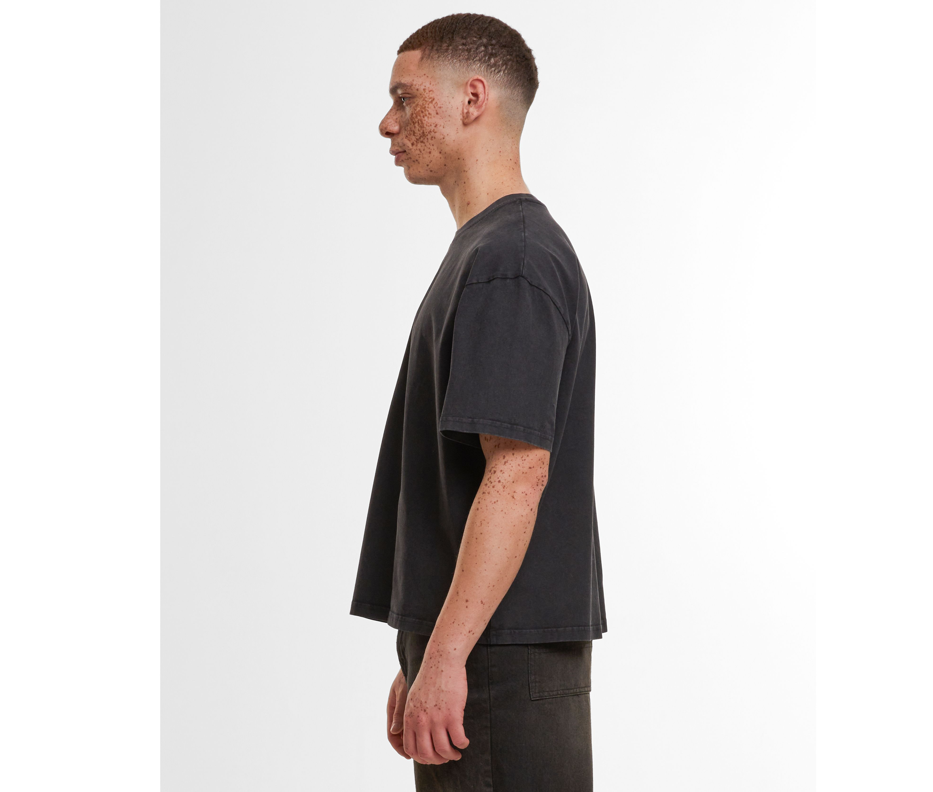 VINTAGE CROPPED HEAVY OVERSIZE TEE