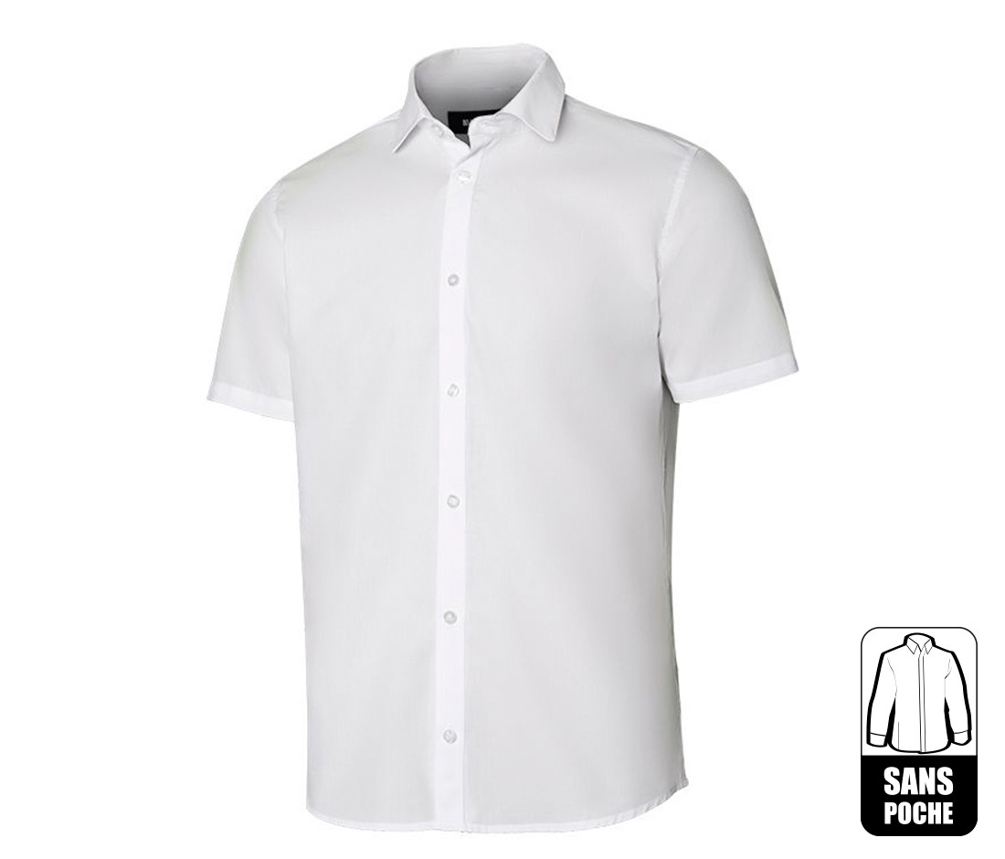 CHEMISETTE POLYCOTON HOMME