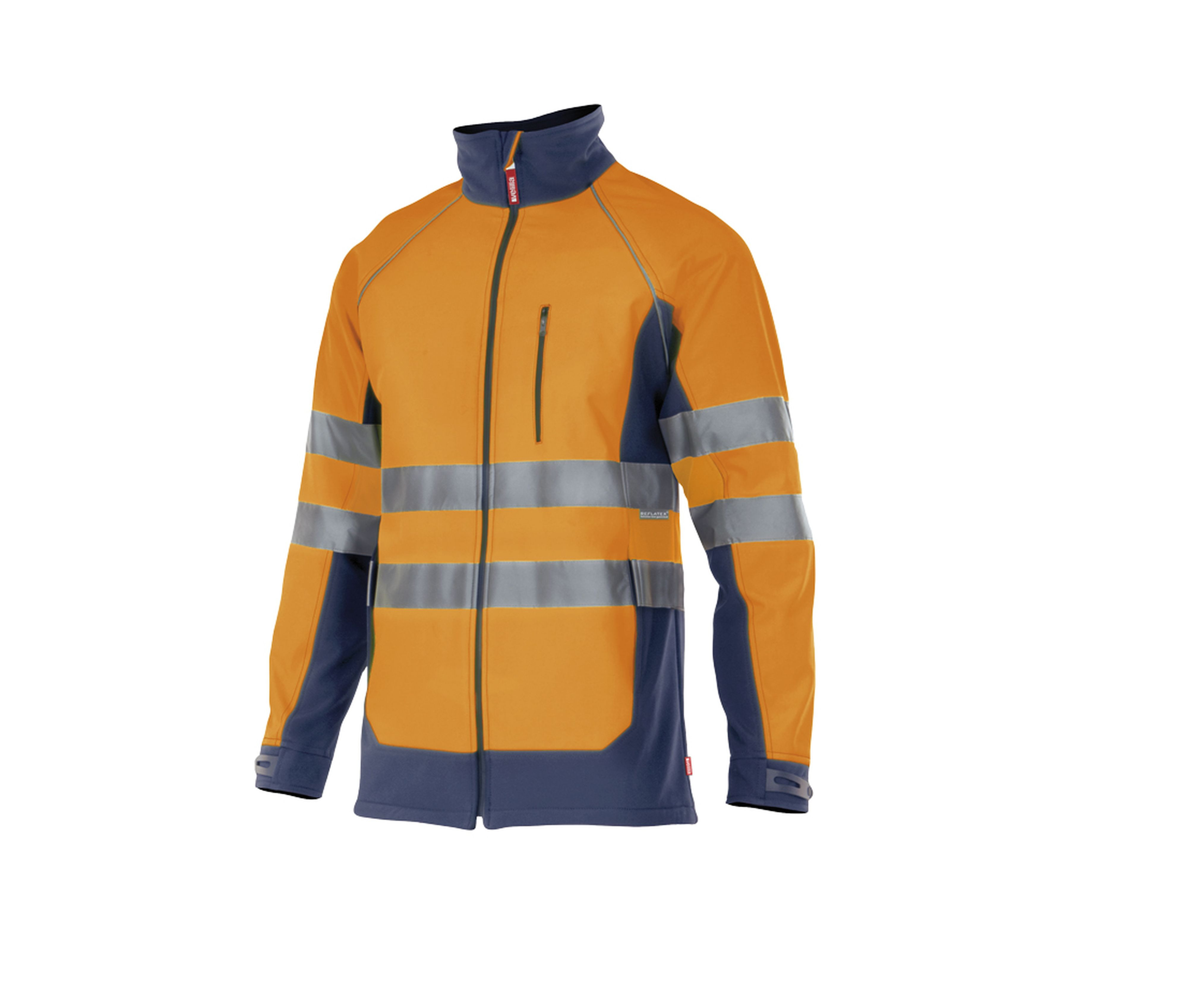 BLOUSON SOFTSHELL BICOLORE HAUTE VISIBILITÉ