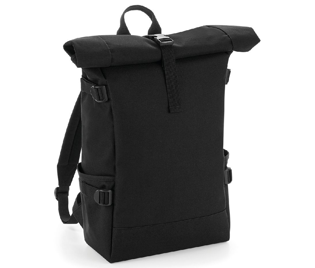 BLOCK ROLL-TOP BACKPACK