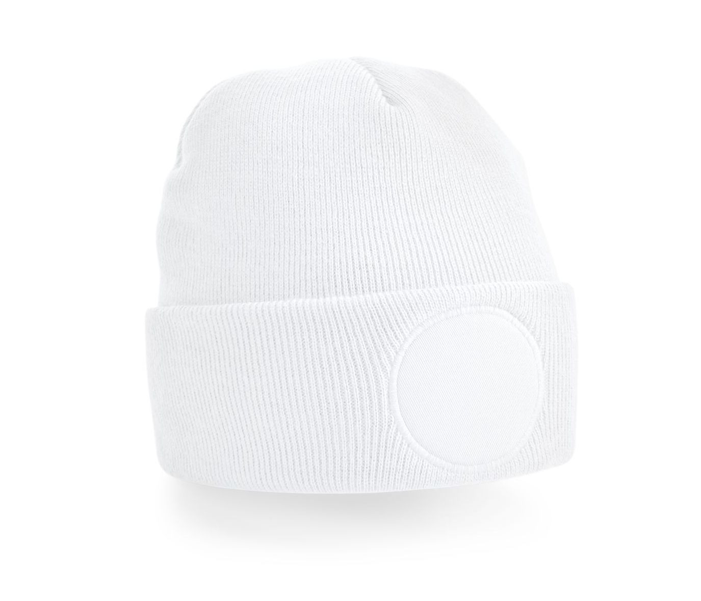 CIRCULAR PATCH BEANIE