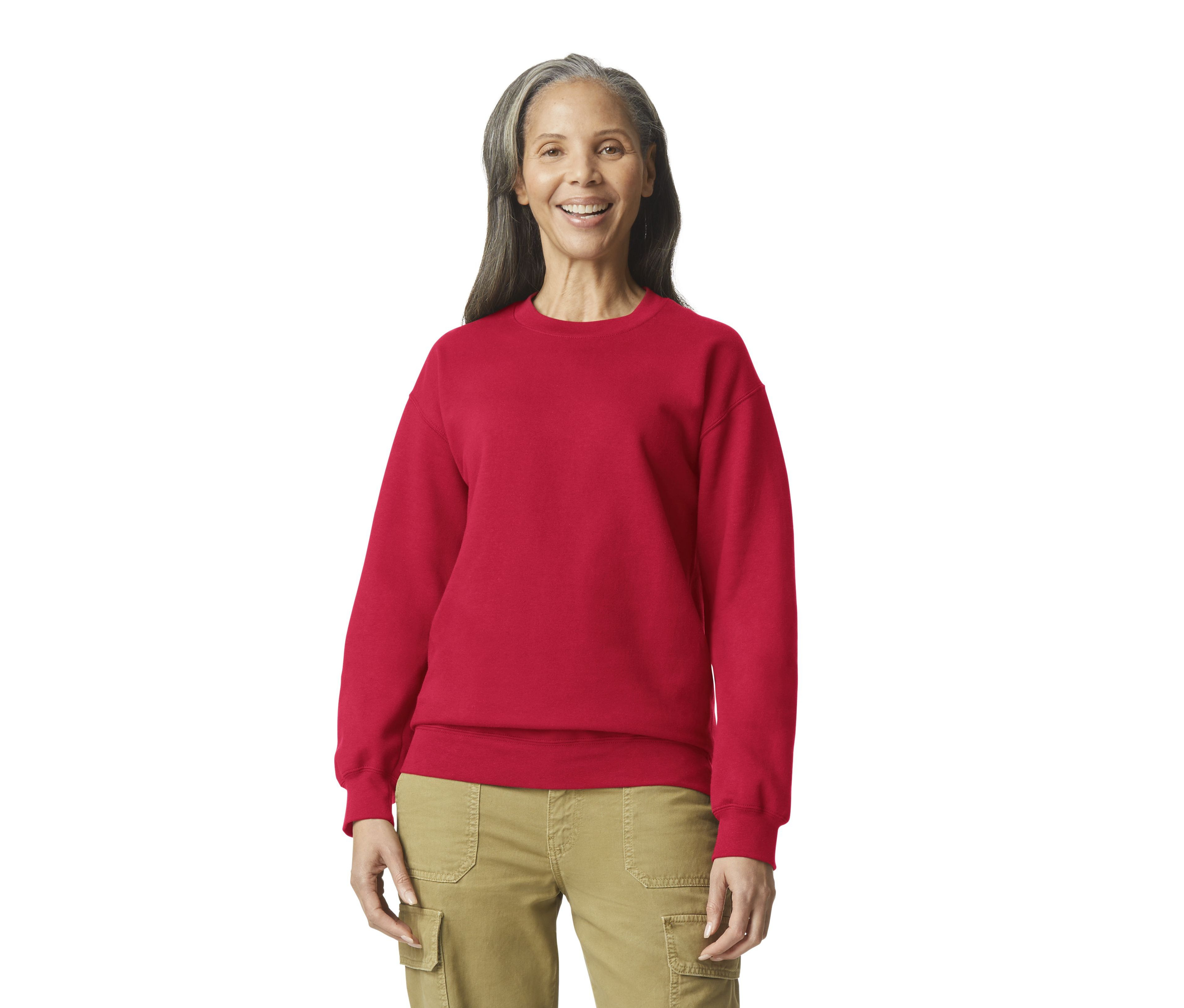 SOFTSTYLE MIDWEIGHT FLEECE ADULT CREWNECK