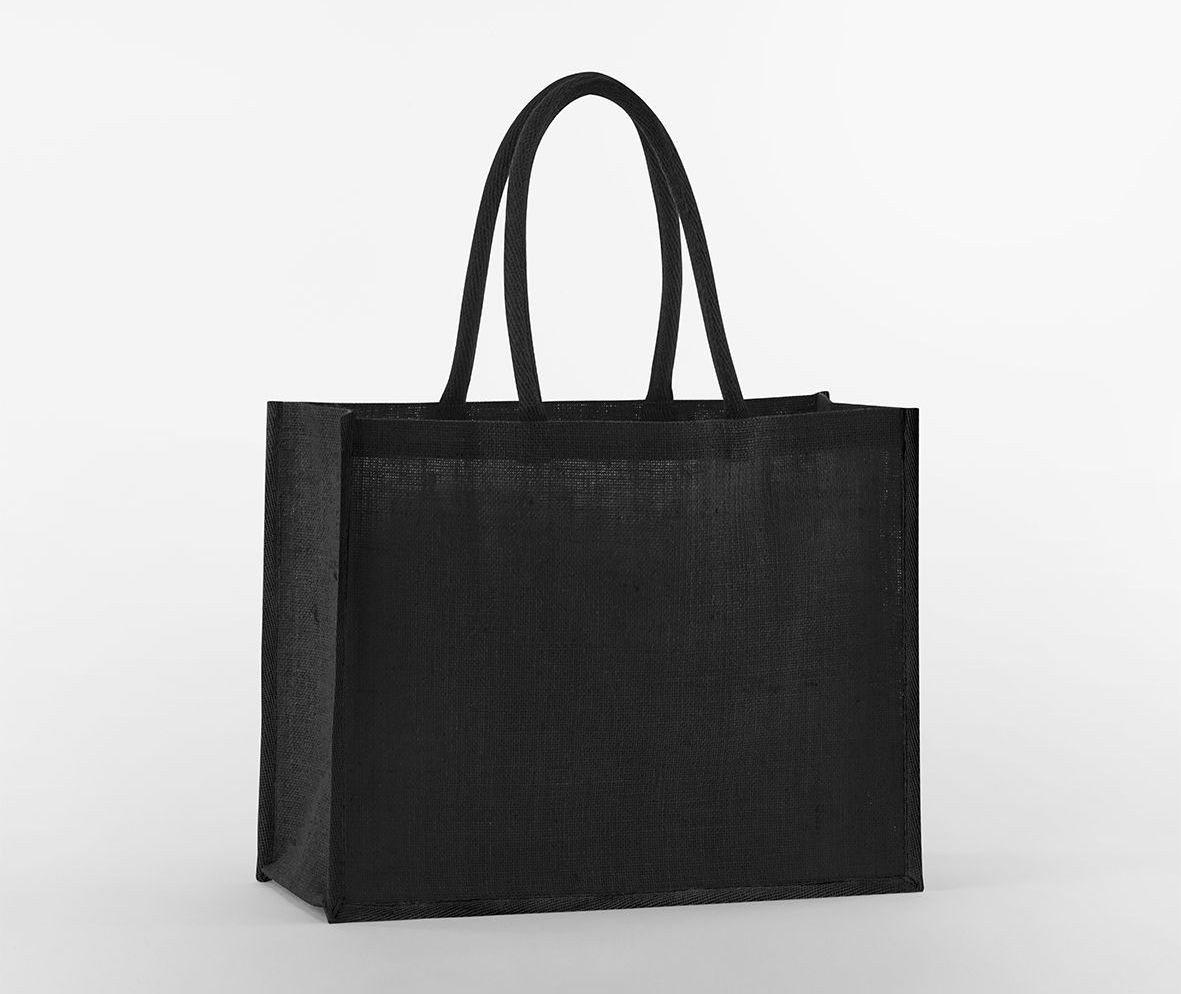 NATURAL STARCHED JUTE CLASSIC SHOPPER