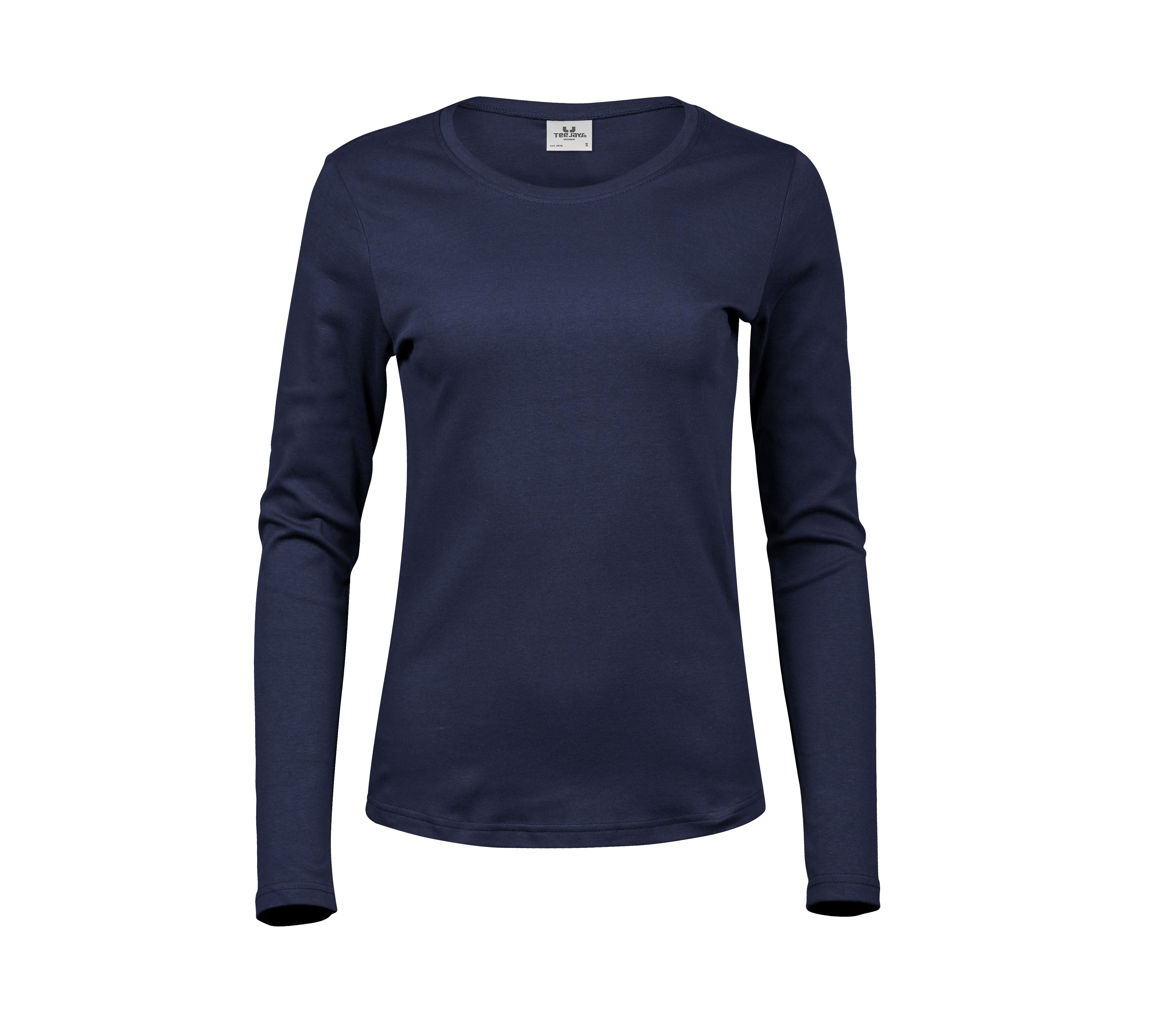 LADIES LONG SLEEVE INTERLOCK TEE