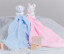 BABY ANIMAL COMFORTER WITH RATTLE