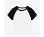 WOMEN'S MICRO RIB RAGLAN BABY TEE